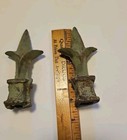 2 Cast Iron Fence Spear Gate Topper Finial 1  X 4 1 4  With 1 2  Square Opening