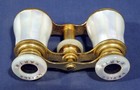 Vintage Antique Mop Mother Of Pearl French Le Fils Paris Opera Glasses With Case