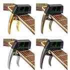 Lcd Clip-on Tcapo20 Chromatic Acoustic Electric Guitar Bass Ukulele 2-in-1 Tuner
