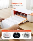 Vevor Heat Transfer Vinyl Htv Iron On Vinyl Roll 12 In X 70 Ft Glossy White