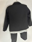 Beau Kid Boys Black Tuxedo Suit Size 2 Formal Wedding Ring Bearer Set