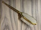 Vintage Gold Art Deco Hair Brush
