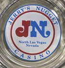 Vintage - Jerrys Nugget Casino North Las Vegas  Nevada Fluted Ashtray 4 1 2  Rd