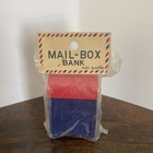 Vintage Us Postal Service Mail Box Bank  W key Made In Japan Nos