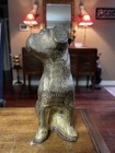 6 25 x4 x2 5  Vintage Brass Dog Figurine Pug
