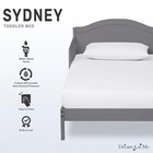 Toddler Bed With Safety Rails Grey Girl Boy Kids Big Kid Bed Guardrails Crib Kit