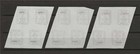 Romania 1858 Sc  7 Colors Essay 80p Tete-beche Replica Reproduction Blocks 4 Mng