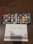 Madam Sew 40 Colors Embroidery Machine Thread Kit 500 Yd Polyester Spools Set