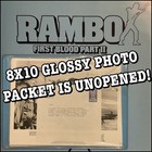 Rambo First Blood Part Ii - Press Kit   Sealed 8x10 Photo Packet  Ultra Rare 