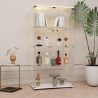 Glass Display Cabinet 2 Door Led Curio Cabinet Storage Bookshelf With Lights