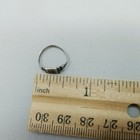 Vintage Tiny Sterling Silver Baby Signet Ring Size 2 Band Well Loved