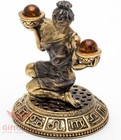 Brass Amber Figurine Of Libra Astrology Zodiac Sign Horoscope Ironwork