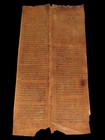 Torah Bible Vellum Manuscript Fragment leaf 400 Yrs Yemen  the Binding Of Isaac 