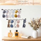 Sunglass Organizer Glasses Holder  Minimalist Metal Sunglass 12 Inch-2pcs Black