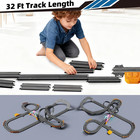 Slot Car Racing Track For Kids With 4 Cars Battery Or Electric Powered Dual Raci