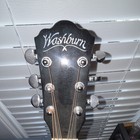 Washburn 6-string Jumbo Cutaway Acoustic-electric Guitar Black W  Gig Bag