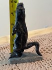 Vintage Inuit Eskimo Hand Carved Otter Signed Dated Tribal Carving 