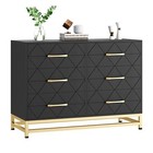 6-drawers Dresser For Bedroom Chest Of Drawers Wood Storage Organizer Cabinet