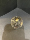 Vintage Large Clear Crystal Glass Multi Faceted Bottle Stopper