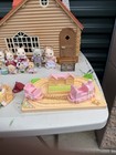 Calico Critters Lakeside Lodge House Log Cabin   Train Figures And Accessories