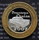 2007 Las Vegas  Nev  0 999 Silver Strike Gaming Token 4 Queens Downtown Lvb1 753