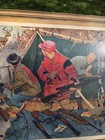 Vintage Original 1954 Olin Industries Winchester Western Cardboard Lithograph   