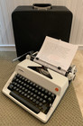 1972 Olympia Sm9 Deluxe Portable Typewriter W Case Modern Pica Type Mint Cond