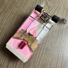 1 24 Scale Slot Car Pink Wing Car Brass   Wire Chassis Grp15 Motor Good Tires