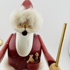 Santa Erzgebirgische Volkskunst Smoker Handcrafted In Germany Collectible 8   