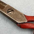 Vintage Wiss Usa - Heavy Dury Scissors   Shears Red Handle 