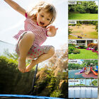 12ft Trampoline For Kids And Adults  safety Enclosure   Ladder Outdoor Backyard