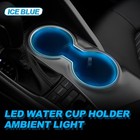 Cup Holder Led Ambient Light Cup Holder Frame Decoration Lamp Ice Blue