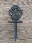Antique Cast Iron Finial Ornate Architectural Fence Or Lamp