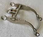 Sliester Vintage 5  Spade Mouth Western Bit copper Wrap Braces   Cricket Roller