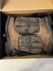 Size 9 5 Men s Ariat Sierra Square Steel Toe Western Work Boots 10017434 Brown