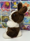Vintage 1980s Dakin Bunny Rabbit Plush 8    Brown White Stuffed Animal