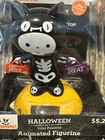 Htf Halloween Solar Powered Dancing Toy Bobblehead Cat Costume Skeleton  2022