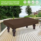 7ft 8ft 9ft Pvc Billiard Table Cover Waterproof   Dustproof Pool Table Cover