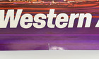 Vintage Original Western Airlines Phoenix Az Poster Bob Peak Ladies Profile Face