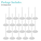 20 Set Doll Stand Display Holder For 11 -13  Doll Transparent Model Rack Support