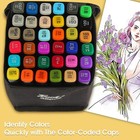 36 Colors Dual Tips Alcohol Markers  Permanent Sketch Art Markers Pens Set Wi   