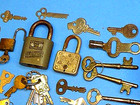 Lot Of Vintage Padlocks And Keys