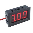 4 5-30v Dc Two-wire 0 56  Red Green Blue Panel Mount Digital Voltage Voltmeter