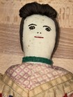 Vintage 15    Seminole Doll Colorful Patchwork Dress Handmade Folk Art
