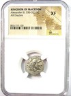 Alexander The Great Ar Drachm Greek Silver Coin 336 Bc - Certified Ngc Xf  ef 