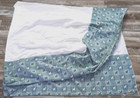 Springs Queen Bed Skirt Dust Ruffle Green Dog Pattern Puppy Love Usa Made 60x80 