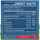 High Absorption Magnesium Glycinate 450 Mg For Sleep Support  Muscle Relaxation