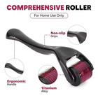Derma Skin Roller 540 Titanium Micro Needle Anti Ageing Hair Regeneration Growth