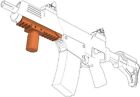 Orange Splatrball Accessories Customize Blaster Compatible Srb400   Srb400-sub