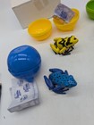Vtg Bits And Pieces 4 Plastic Poison Frog Figural 3d Puzzles In Balls 17 Pcs Ea